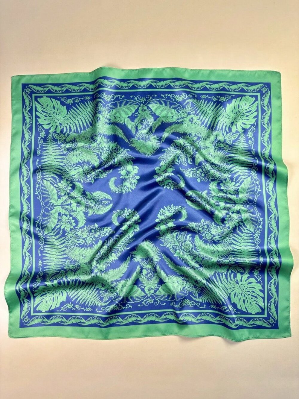 Tropical Leaf Square Scarf
